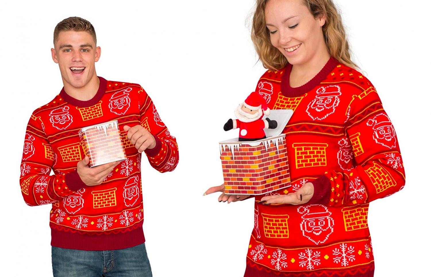 Jack In The Box Ugly Christmas Sweater