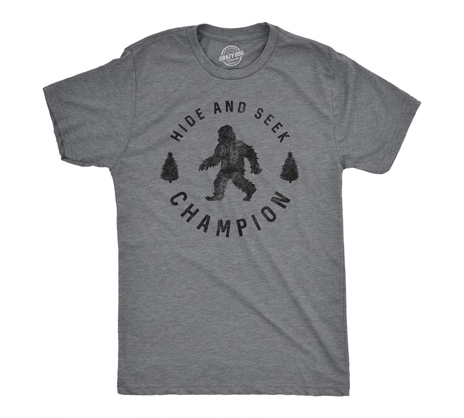 A Sasquatch T-Shirt (Hide and Seek Champion)