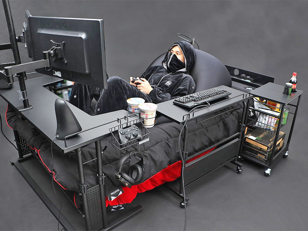 Ultimate Gaming Bed - Bauhutte Japanese bed for gamers