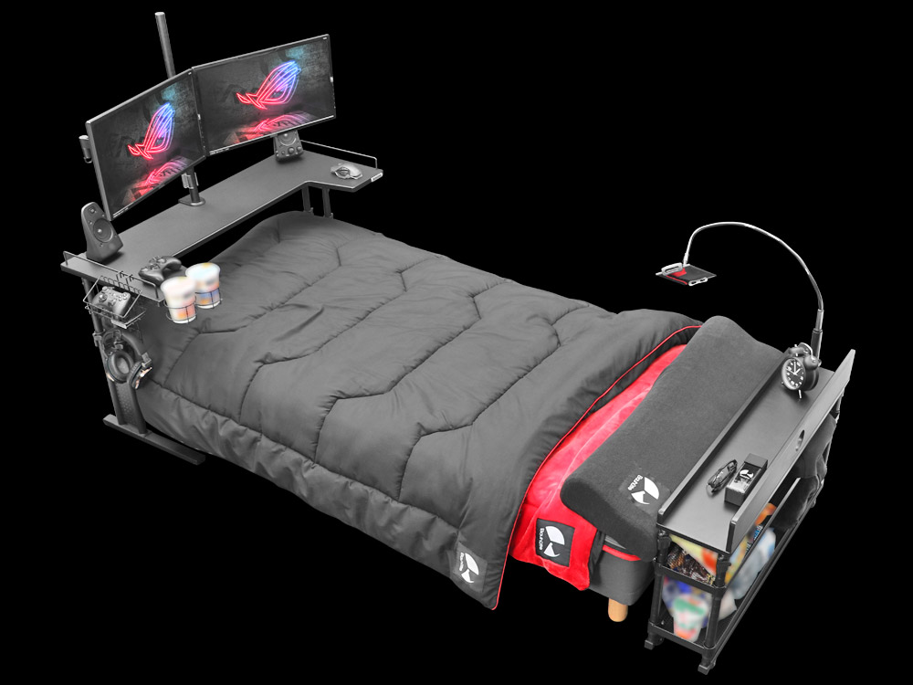 Ultimate Gaming Bed - Bauhutte Japanese bed for gamers