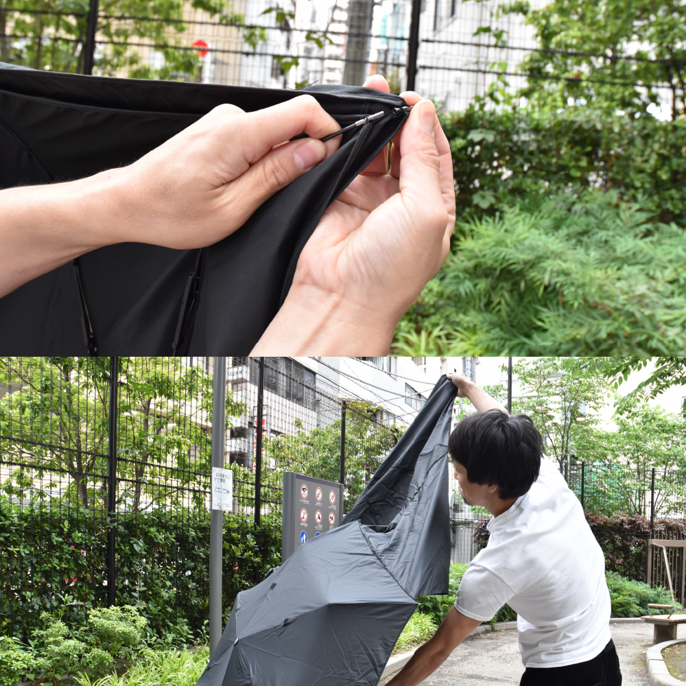 Umbrella That Converts Into a Rain Jacket - Poncho umbrella from Japan