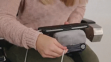 JetComfy - Multi-function travel pillow - Charges Your Phone - GIF