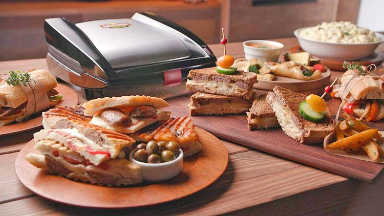 Johnsonville Mini Indoor Sausage Grill - Sizzling Sausage Grill Panini press sausage griller