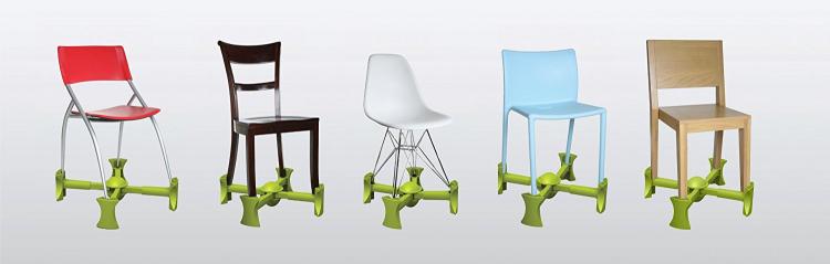 Kaboost Under-Chair Booster Seat - Hidden Booster Seat Goes Under Chair