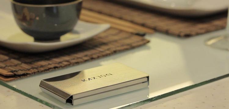 Kallet Sleek Stainless Steel Wallet That Swipes