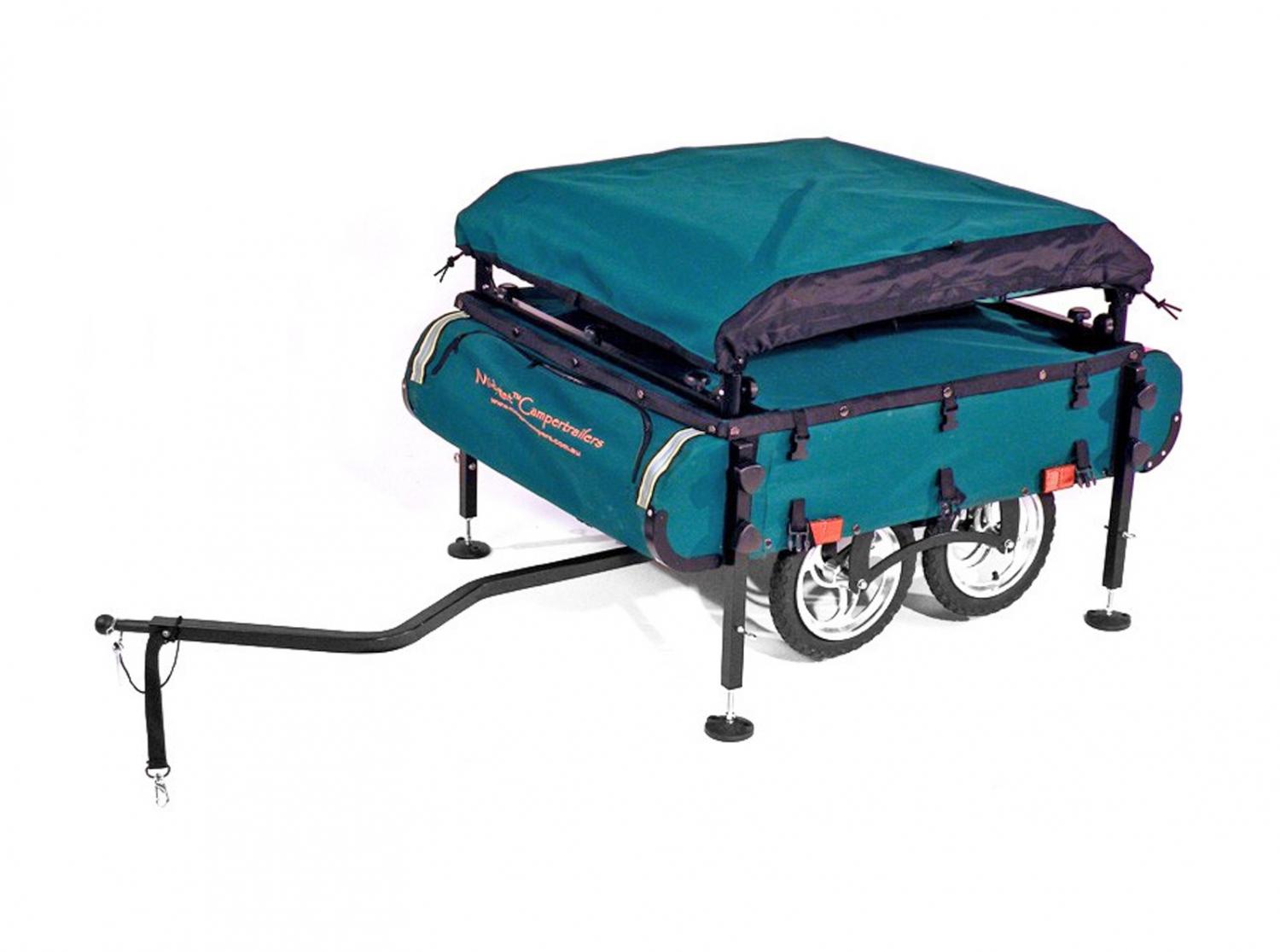 Kamp-Rite Midget Bushtrekka - Bicycle camping trailer pop-up tent - Bicycle cot tent