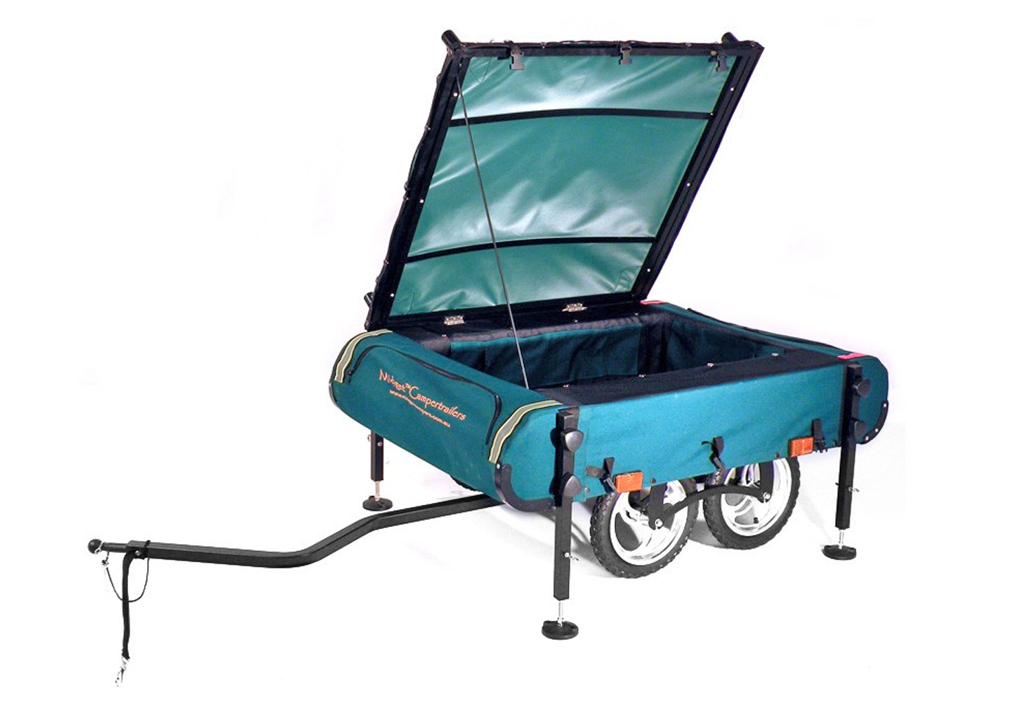 Kamp-Rite Midget Bushtrekka - Bicycle camping trailer pop-up tent - Bicycle cot tent