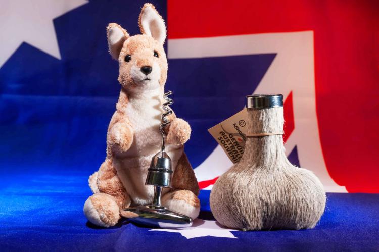Kangaroo Testicles Bottle Opener