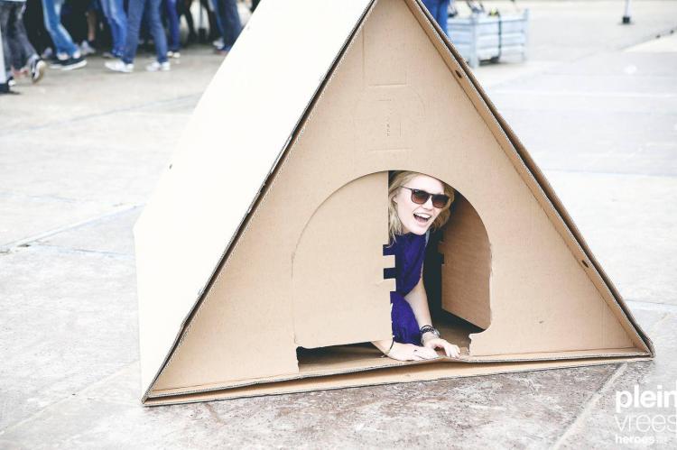 KarTent Cardboard Tent For Music Festivals