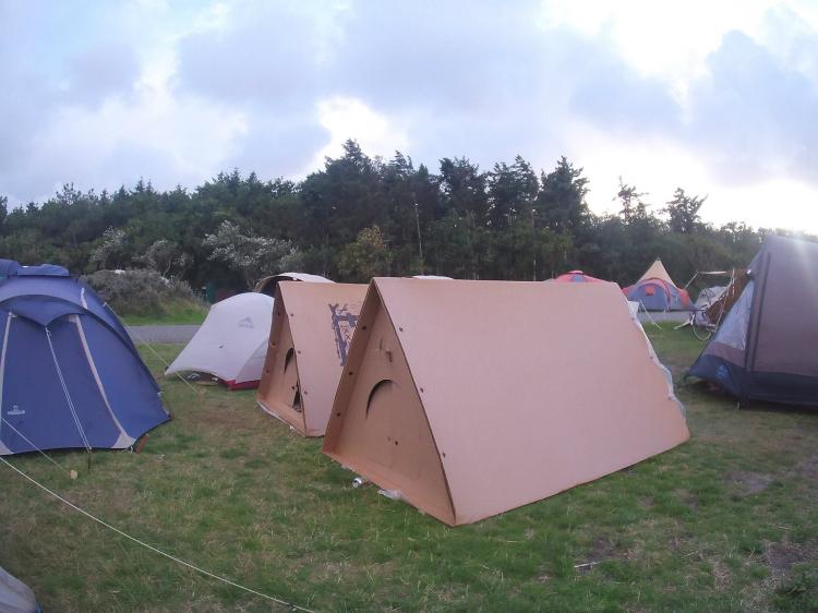 KarTent Cardboard Tent For Music Festivals