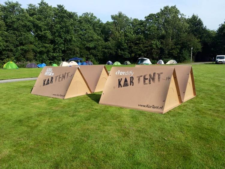 KarTent Cardboard Tent For Music Festivals