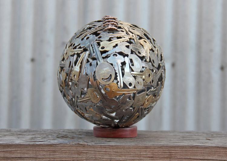Key Art - Football Made From Recycled Keys