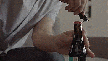 Everyman Porter Key-Chain Knife and Bottle Opener