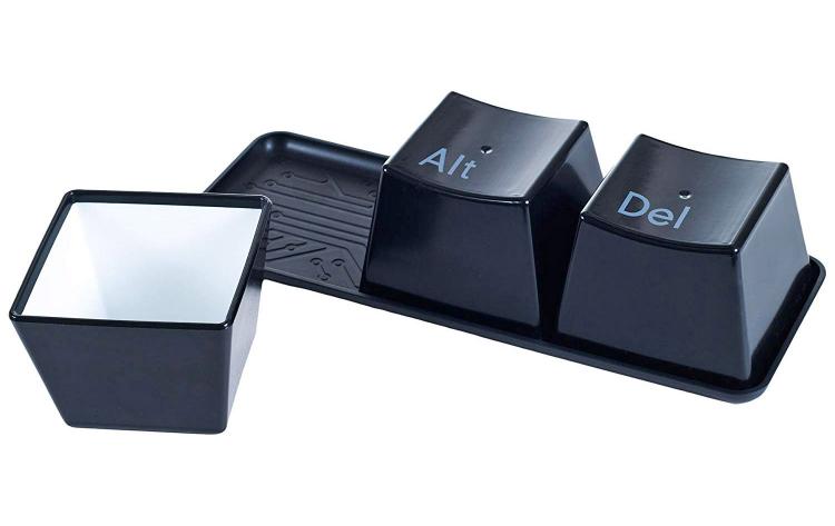 Keyboard Keys Coffee Mug Set - Ctrl-Alt-Del coffee cups