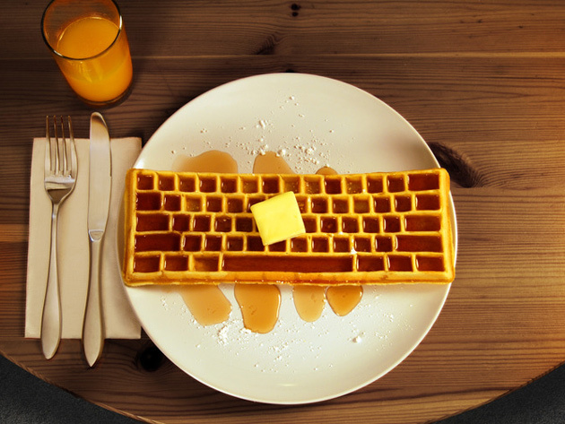 Keyboard Shaped Waffle Iron