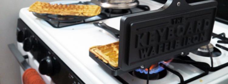 Keyboard Shaped Waffle Iron