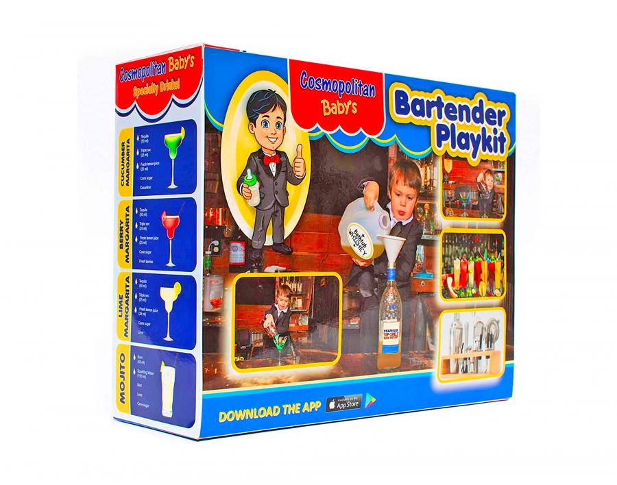 Kids Bartender Playkit - Prank kids cocktail maker play set