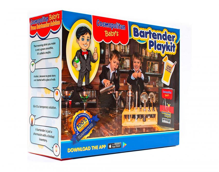 Kids Bartender Playkit - Prank kids cocktail maker play set