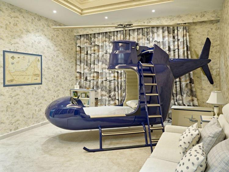 Custom Kids Helicopter Bed