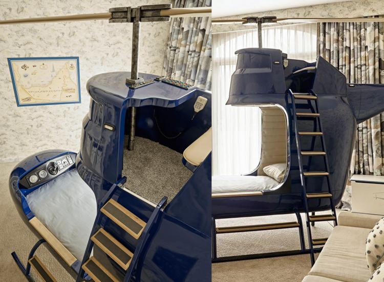 Custom Kids Helicopter Bed