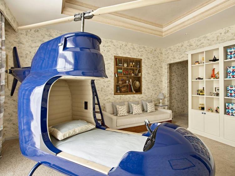 Custom Kids Helicopter Bed