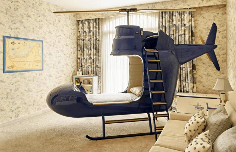 Custom Kids Helicopter Bed