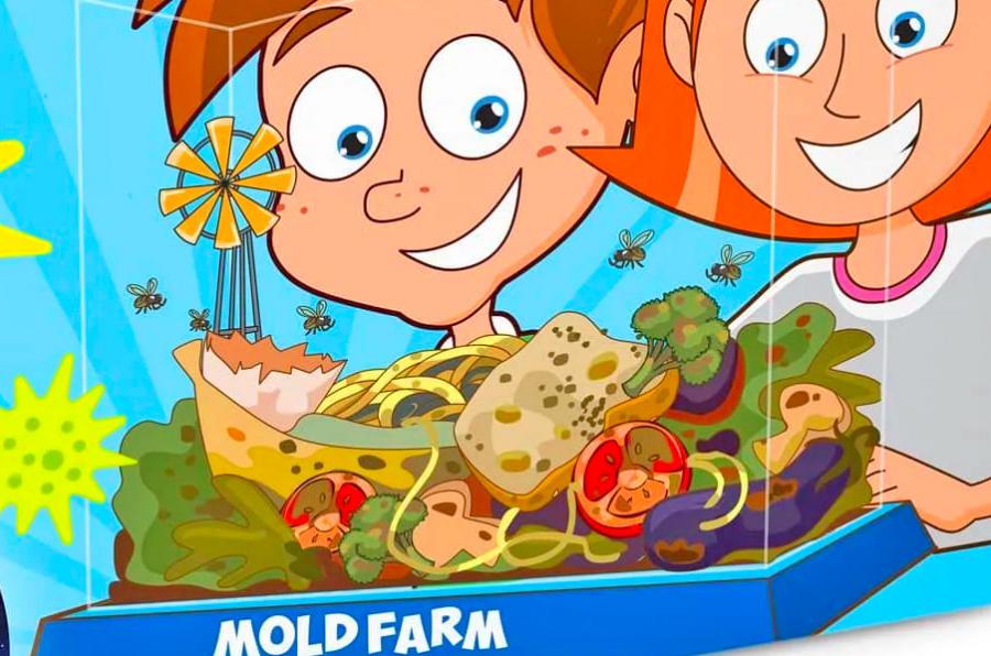 Kids mold farm prank box