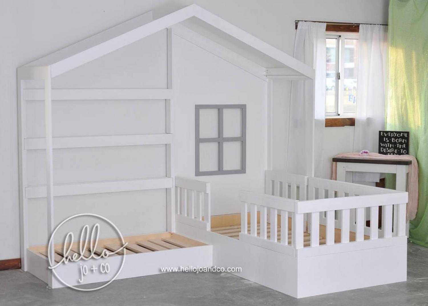  Kids Montessori Bed Has a Bed and Reading Nook In One - Kids reading nook bed frame