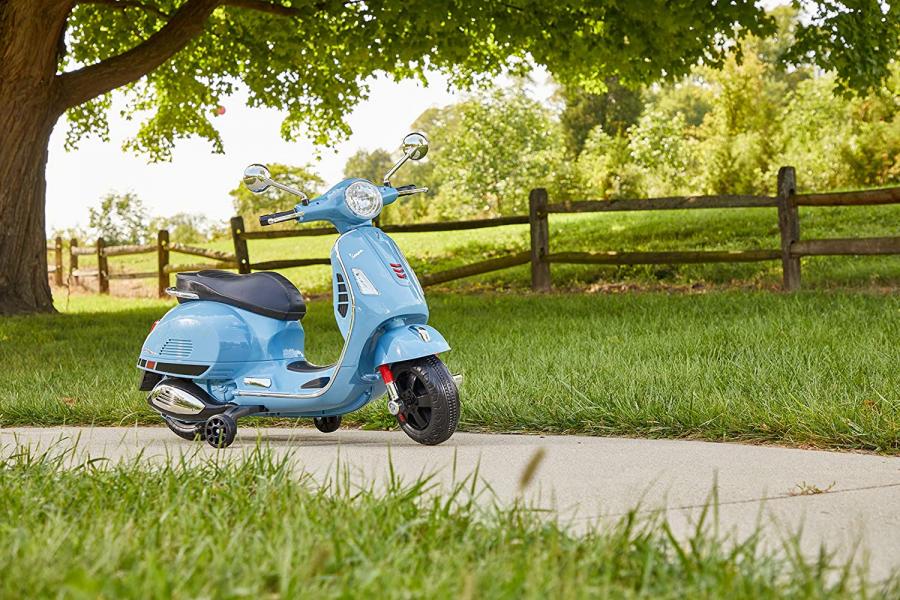 Kids Mini Electric 6V Vespa Scooter Ride-on
