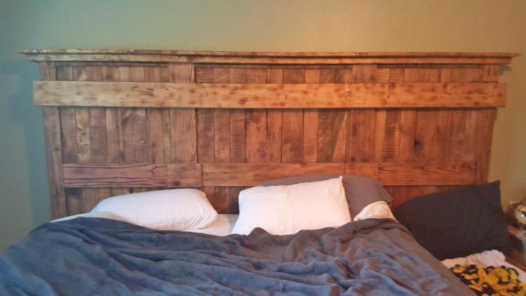 Wooden Bed Frame With Dog Insert