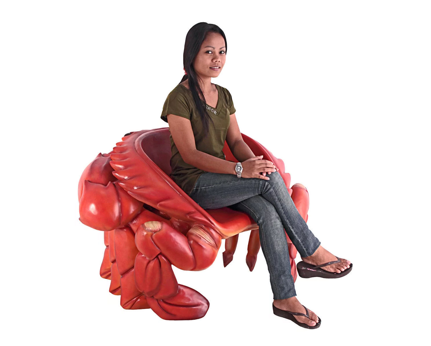 Giant King Crab Lounge Chair - Weird crab chair