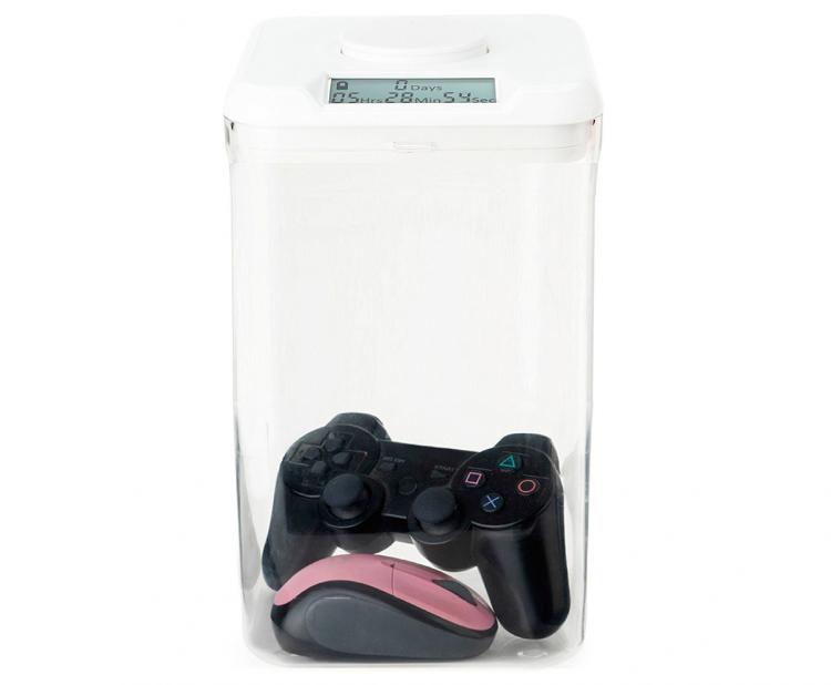 Kitchen Safe (Ksafe)- Timed lockable containers to lock away cookies, treats, sweets, smart phones, tv remotes, gadgets, and more.