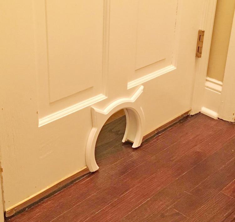The Kitty Pass - Cat Shaped Kitten Door Pass