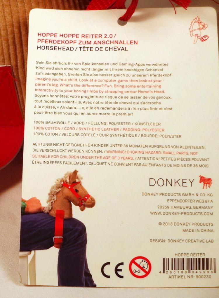 Knee Horsey Leg Ride Toy