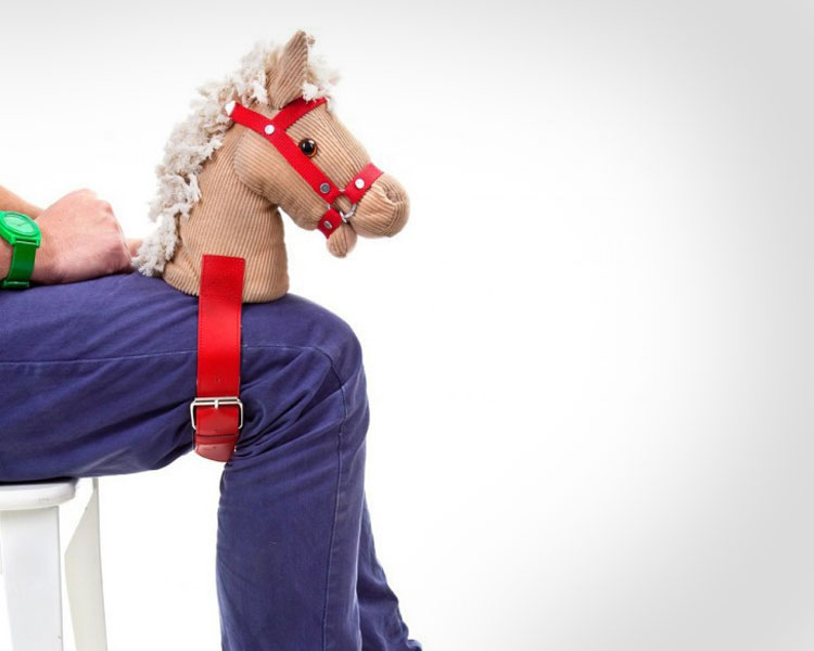 Knee Horsey Leg Ride Toy