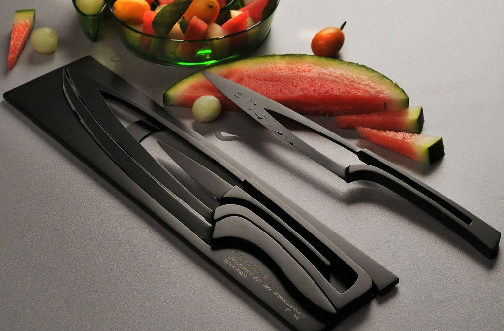 Knife Within A Knife - Stainless Steel Nested Cooking Knife Set