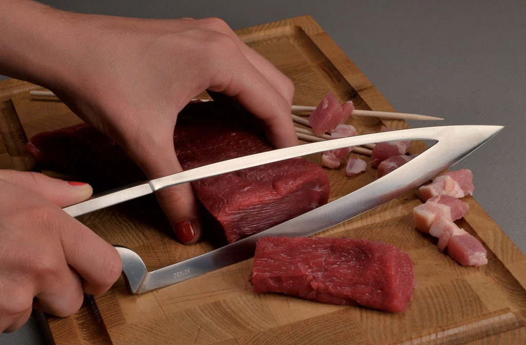 Knife Within A Knife - Stainless Steel Nested Cooking Knife Set
