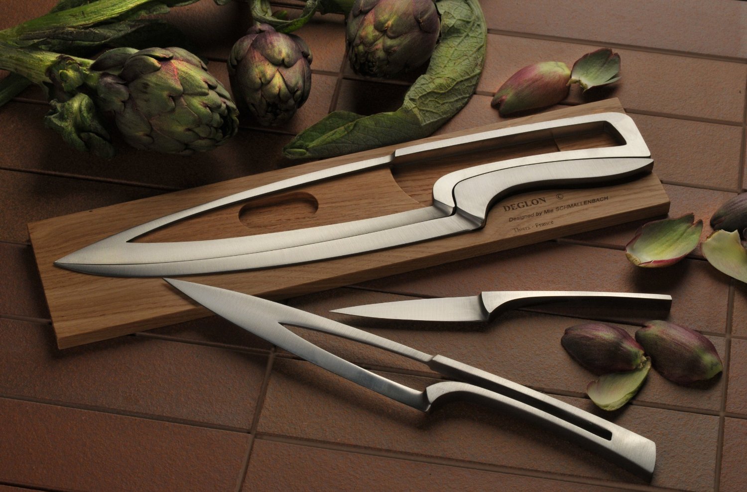 Knife Within A Knife - Stainless Steel Nested Cooking Knife Set