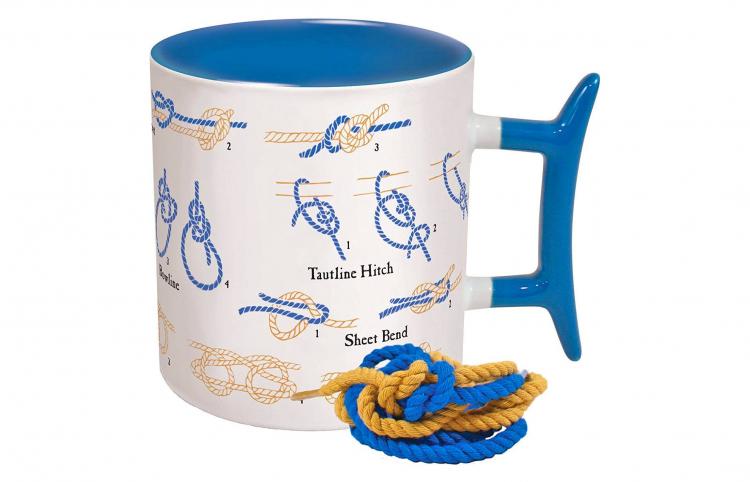 Knot Tie Coffee Mug Teaches You How To Tie Knots - Knot mug