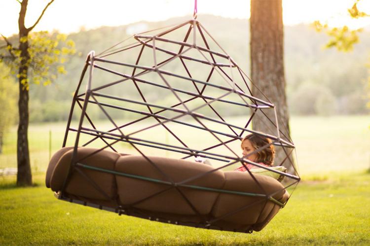 Kodama Zomes - Giant Hanging Hammock Lounger That Hangs From Tree