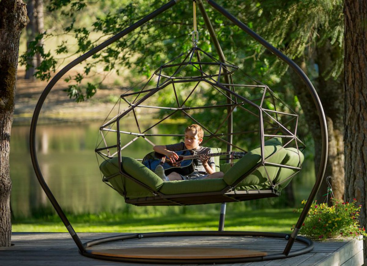 Kodama Zomes - Giant Hanging Hammock Lounger That Hangs From Tree