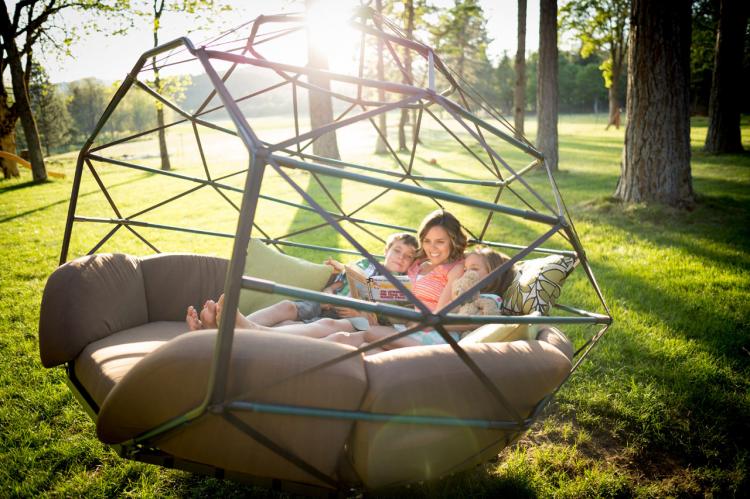 Kodama Zomes - Giant Hanging Hammock Lounger That Hangs From Tree