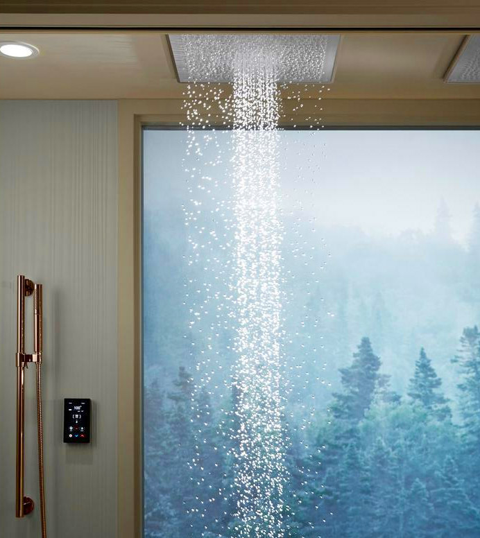 Kohler Real Rain Shower Head Simulates a Real Summer Rain Shower - Best Rain drop shower head