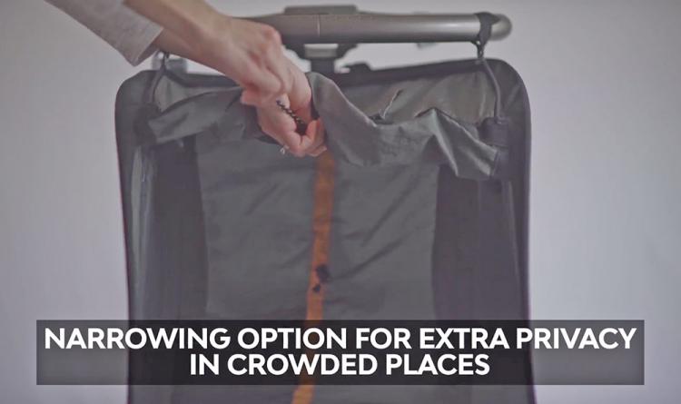 KOOÃ Cover: A Breastfeeding Cover That Attaches To Stroller - Baby Stroller Breastfeeding Shield