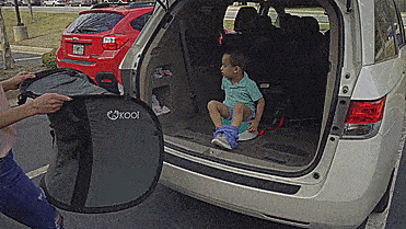 KOOÃ Cover: A Breastfeeding Cover That Attaches To Stroller - Baby Stroller Breastfeeding Shield