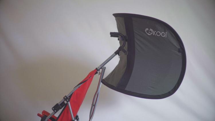 KOOÃ Cover: A Breastfeeding Cover That Attaches To Stroller - Baby Stroller Breastfeeding Shield