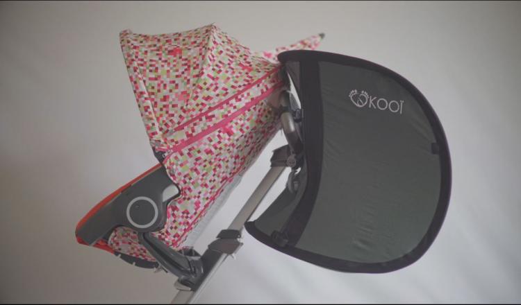 KOOÃ Cover: A Breastfeeding Cover That Attaches To Stroller - Baby Stroller Breastfeeding Shield