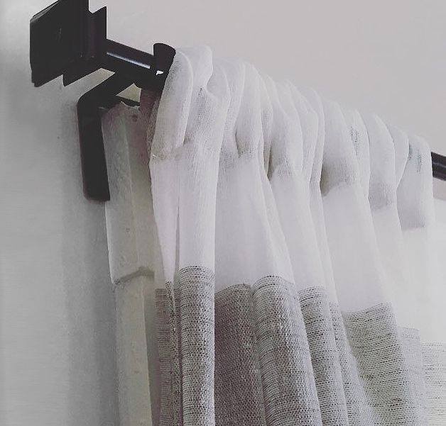 Kwik Hang Curtain Rod Holders Taps Right Into Window Frame