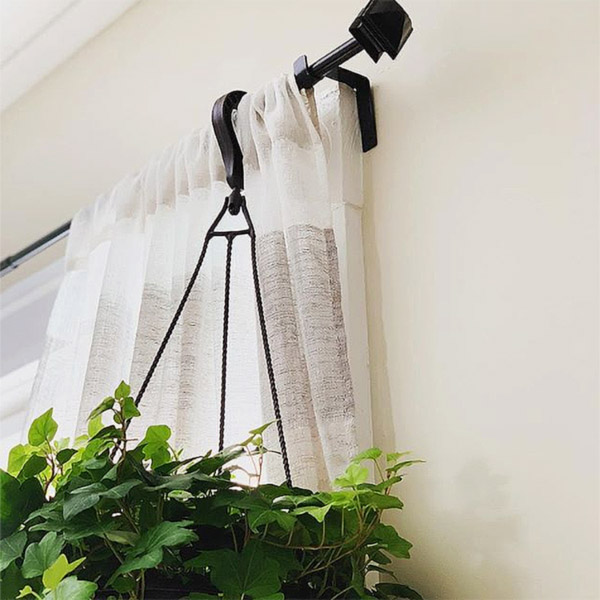 Kwik Hang Curtain Rod Holders Taps Right Into Window Frame
