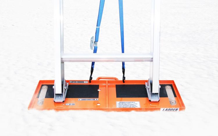 Ladder Lockdown Secures Ladder In Place on any Surface or Terrain